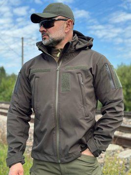 Куртка Soft Shell UKR-TEC олива 2017264549 фото