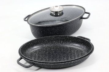 Набір Гусятниця + Жаровня 7л/3,5л Styleberg ST-3034 3034ap фото