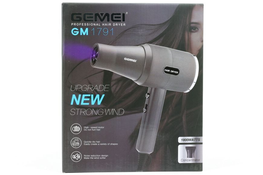 Фен Gemei GM-1791 2969 фото