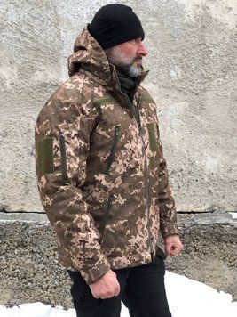 Тактична зимова куртка UKR-TEC Soft Shell, піксель 2043334808 фото