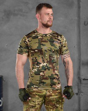 Тактична військова вологовідвідна футболка Есду, M-2XL (Мультикам) M-071-2XL фото