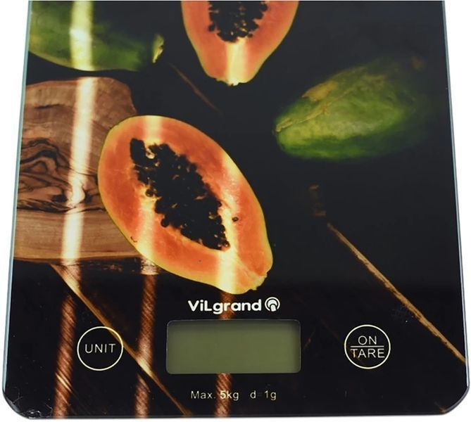 Ваги кухонні Vilgrand VKS-527 PAPAYA 3599 фото