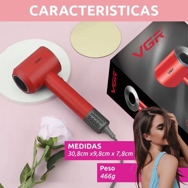 Фен VGR V-445 RED 1600 Вт 4520 фото