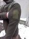 Флисовая кофта в цвете олива тактическая для ЗСУ с водоотталкивающими вставками р46-56 олива-2-56 фото 3
