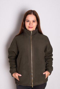 Кофта флисовая Аза (олива, р.42-58) Мария Мария-0764-58 фото