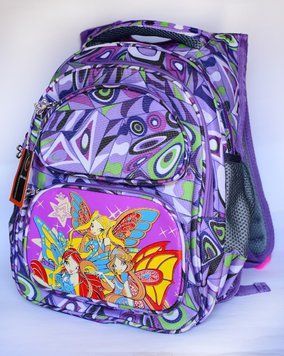 Рюкзак школьный Winx для девочки фиолетовый vs-325 фото