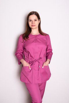 Костюм медицинский женский Пава (коттон, мальва, р.44-64) Мария Мария-0701-64 фото