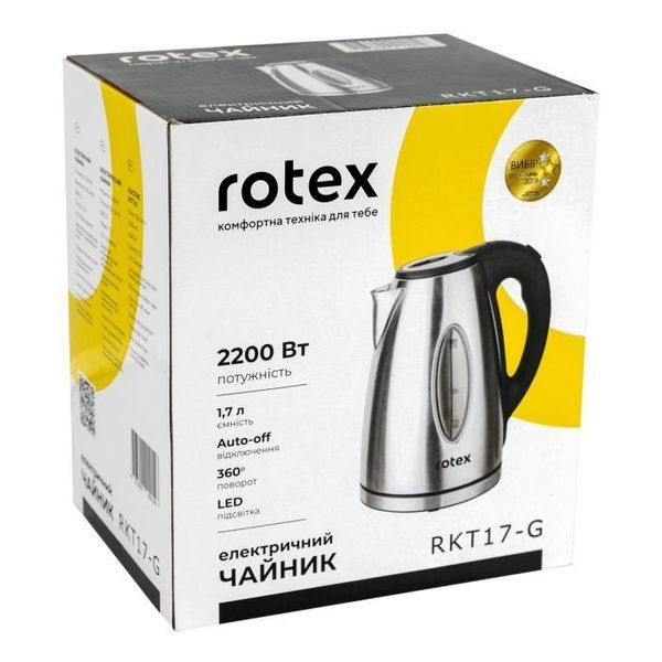 Електрочайник Rotex RKT17-G RKT17-G фото