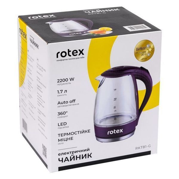 Електрочайник Rotex RKT81-G Rotex RKT81-G фото