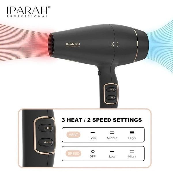 Професійний фен для волосся IPARAH P-350, 2200 Вт P-350 фото
