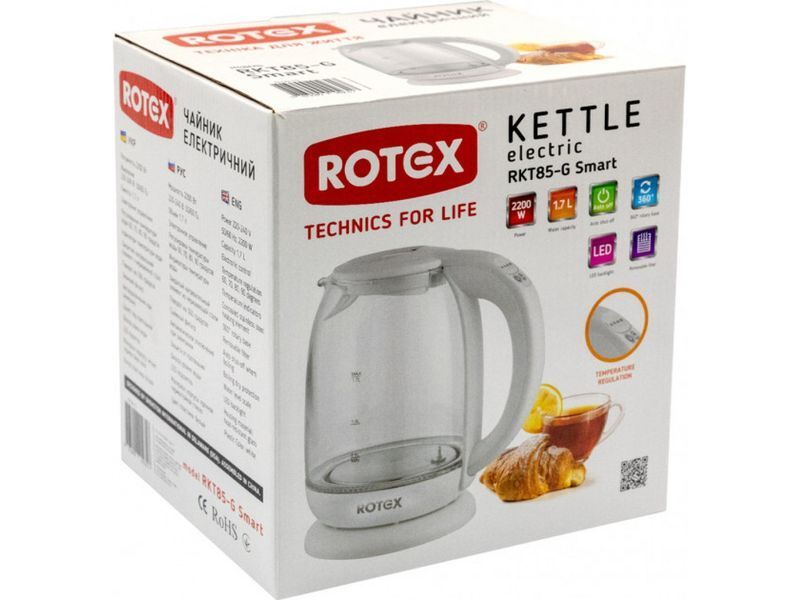 Електричний чайник Rotex RKT85-Smart G RKT85-G Smart фото