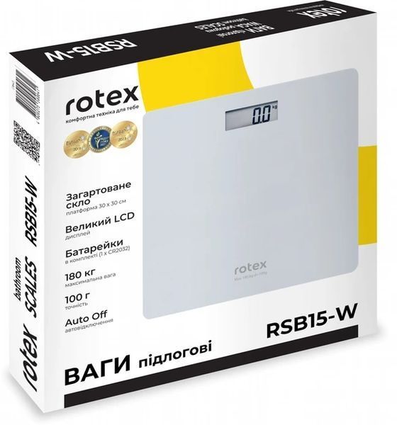 Весы напольные ROTEX RSB15-W 4037 фото