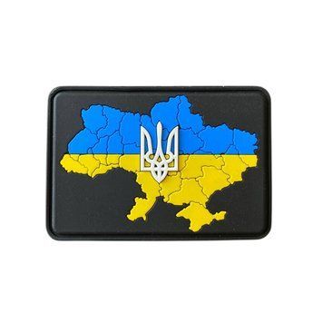 Шеврон / патч " Карта України" гумовий M-399 фото