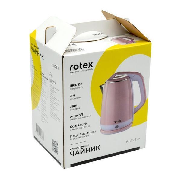 Електрочайник Rotex RKT25-P RKT25-P фото
