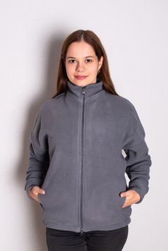 Кофта флисовая Аза (серая, р.42-62) Мария Мария-0765-62 фото