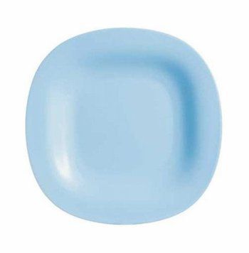 Тарілка десертна Luminarc Carine Light Blue квадратна 19 см (P4245) ціна за 6шт. P4245 фото