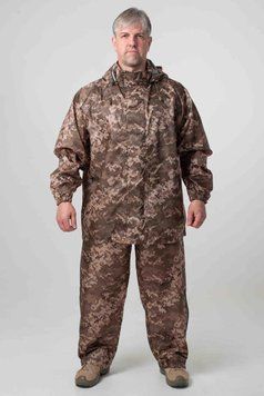 Тактический военный костюм дождевик штаны + куртка, S-3XL Military (Пиксель) M-127-3XL фото