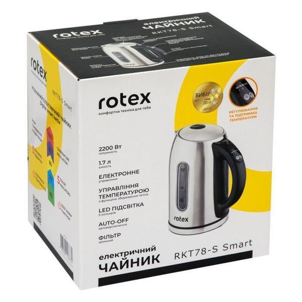 Електрочайник Rotex RKT78-S Smart RKT78-S Smart фото