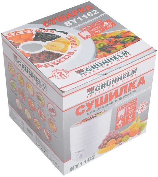 Сушилка для овощей и фруктов GRUNHELM BY1162 3098 фото