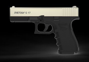 Пистолет стартовый Retay G 17, 9мм. Цвет - Satin 1195.03.32 фото