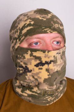 Балаклава 5.11 на флісі Піксель ЗСУ бал-5.11-П фото
