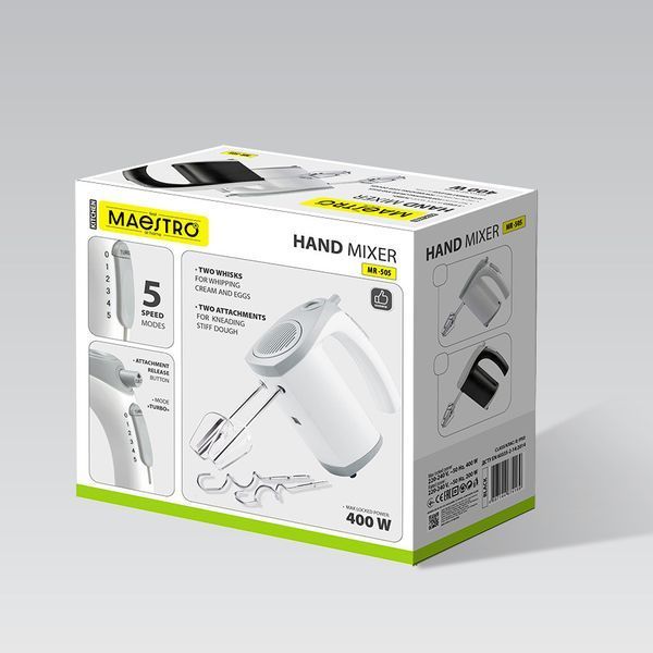 Миксер Maestro MR-505-BLACK 4340 фото