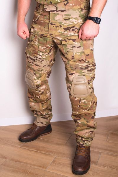 Брюки тактические Tactical Series G3 мультикам с наколенниками g3-xxxl фото
