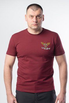 Тактична військова чоловіча стрейчева футболка ДШВ (Завжди перші) 46-60р R Military M-306-60 фото