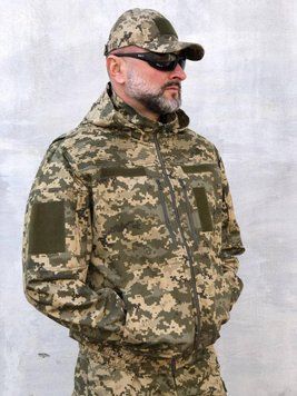 Тактическая куртка ветровка Кайман піксель 2140606387 фото