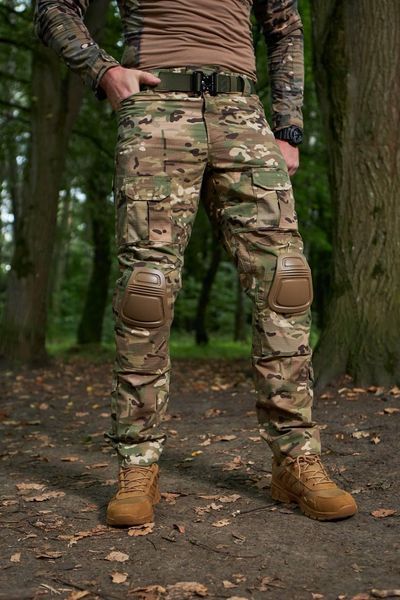 Тактические брюки с наколенниками Han Wild G2, XS-4XL (Мультикам) M-282-4XL фото
