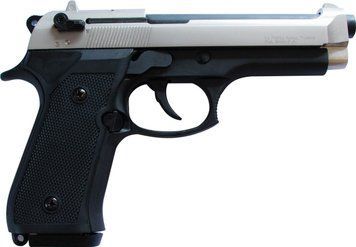 Пистолет стартовый Retay Mod.92, 9мм. Цвет - Satin/Black 1195.03.24 фото