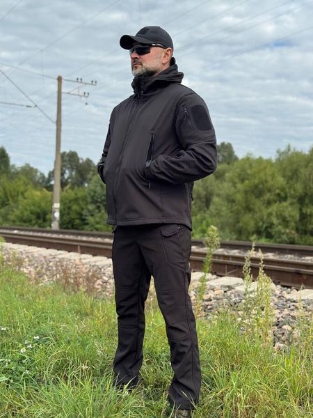 Костюм тактичний Soft Shell/Black 2974858717 фото