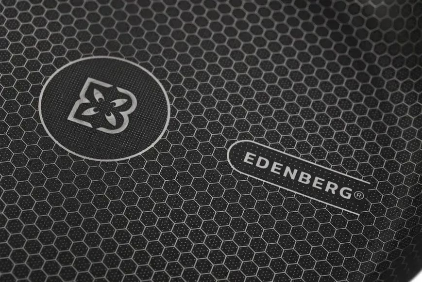 Профессиональная сковорода из нержавеющей стали с крышкой Edenberg EB-13058 - 24 см 2 л 13058ap фото
