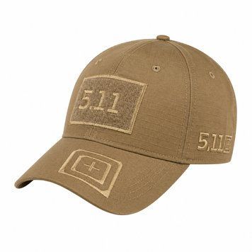 Тактическая военная бейсболка, 54-62р 5.11 Койот M-347 фото