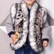 Жилетка детская для девочек Кролик из овечьей шерсти UkrCamo ЖДК4 8-9лет 136см ЖДК4-136 фото 1